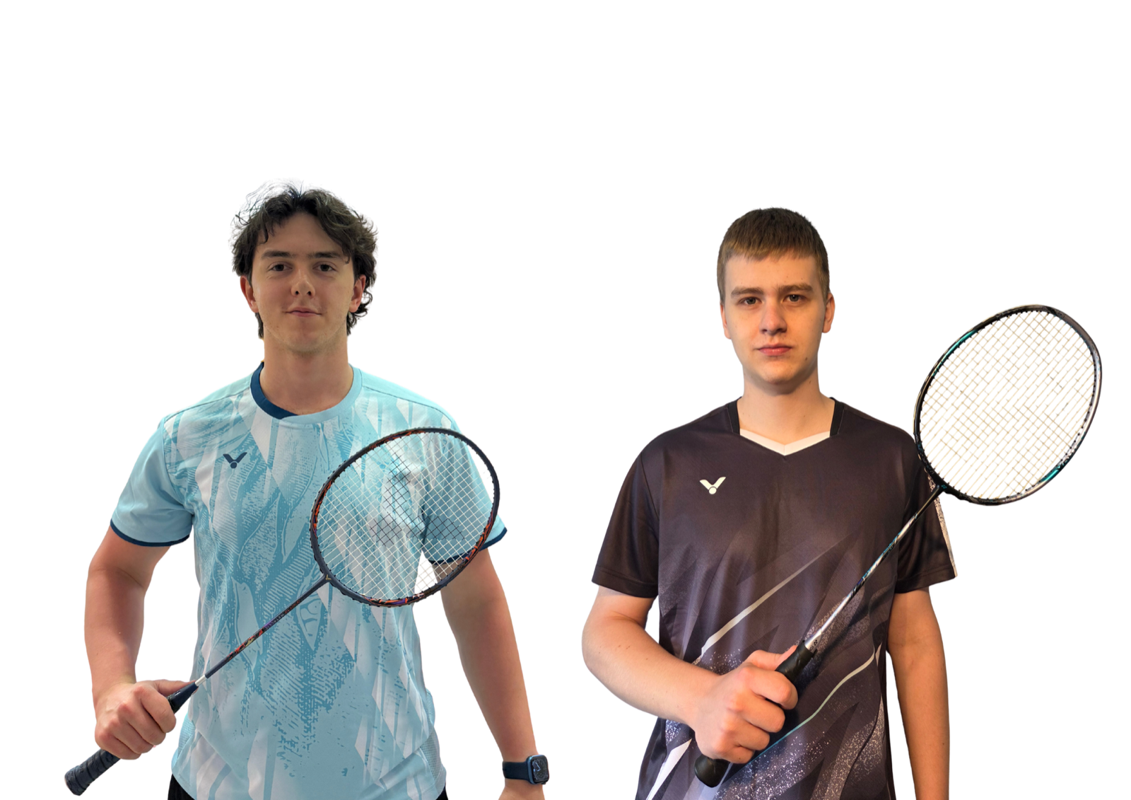 Jakub Knihinicki i Tomasz Cież, instruktorzy badmintona